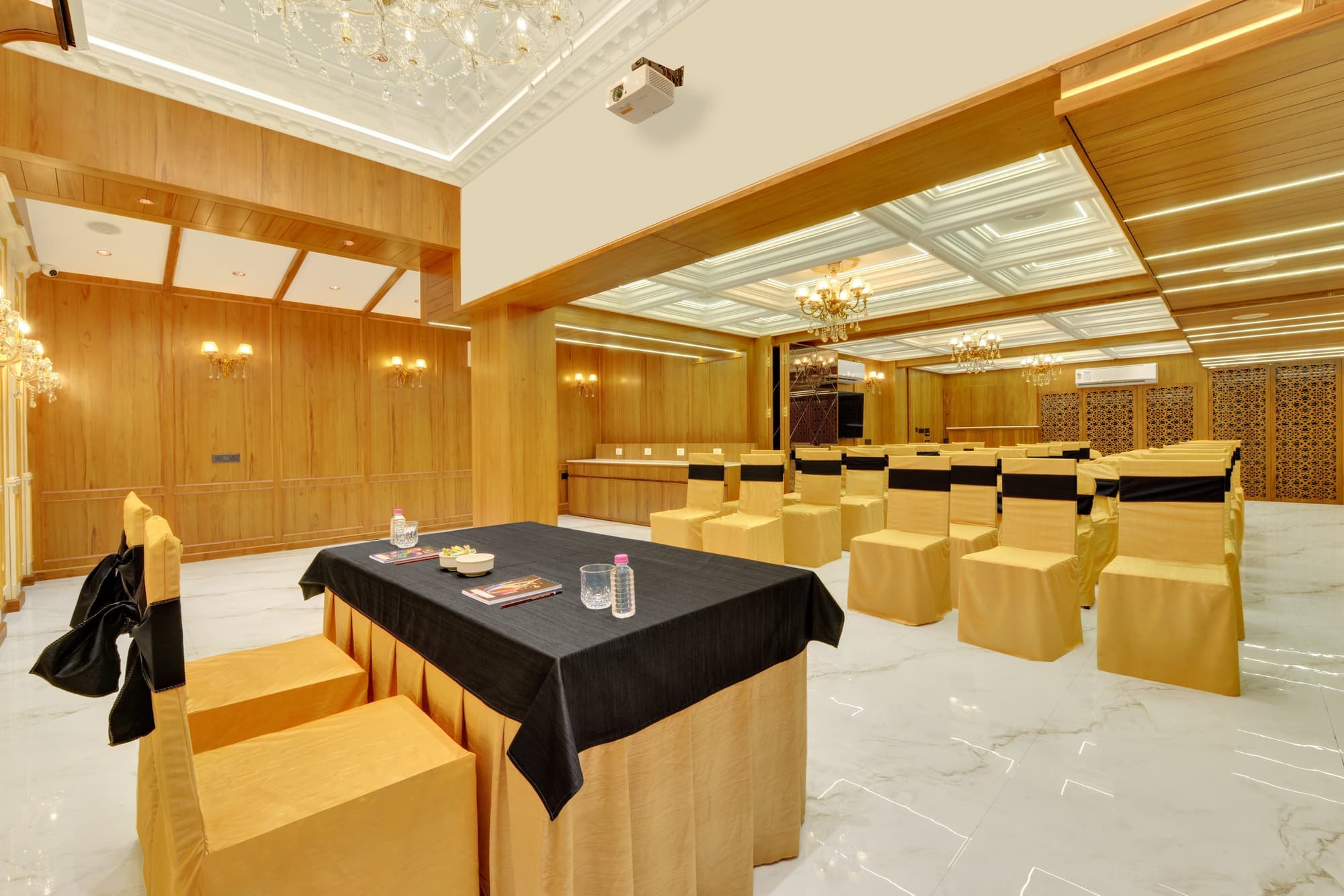 Hotel Shital Inn Conference Room meeting and guest seating setup